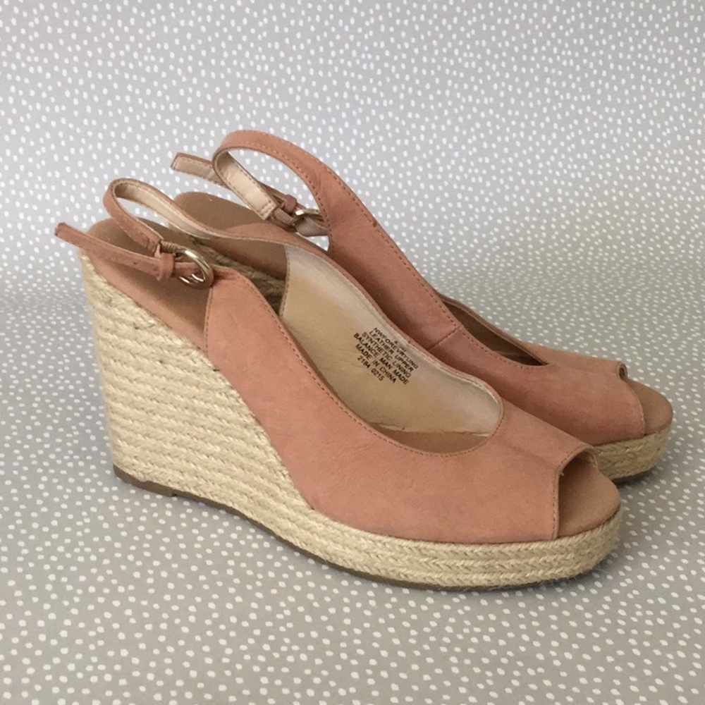 Nine West Pink Wedges